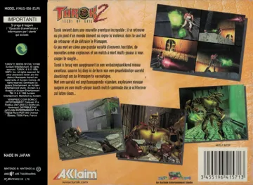 Turok 2 - Seeds of Evil (Europe) box cover back